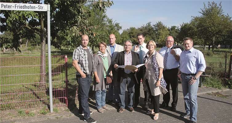 Ortstermin der CDU-Verbandsgemeinderatsfraktion mit Ortsbürgermeister Rolf Rockenbach in Weitersburg. privat