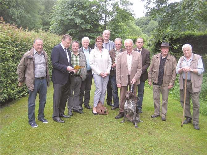 Ortstermin der Kreis-FWG mit Vertretern der Kreisjägerschaft.privat