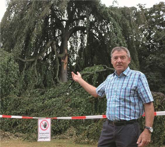 Ortsvorsteher Gunter Windheuser appelliert an die BürgerInnen. privat