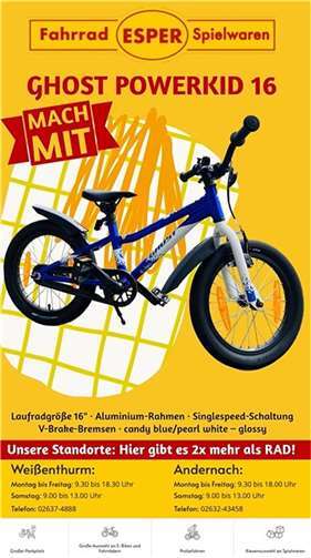 Osterei #13: Fahrrad ESPER Spielwaren