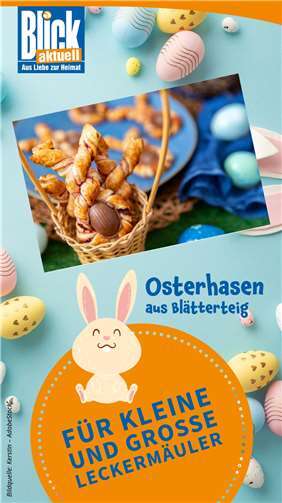 Osterei #3: Rezept für Blätterteig-Osterhäschen