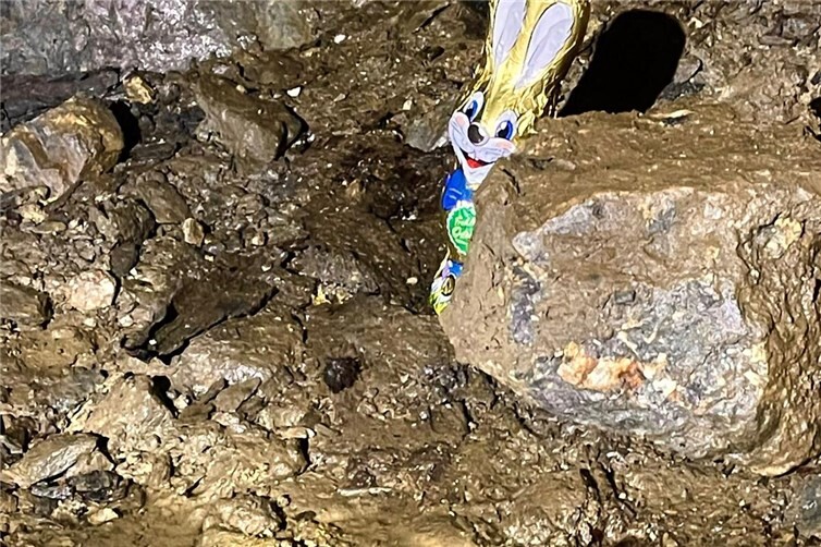 Ostereiersuche in der Grube Bendisberg  in St.Jost bei Langenfeld