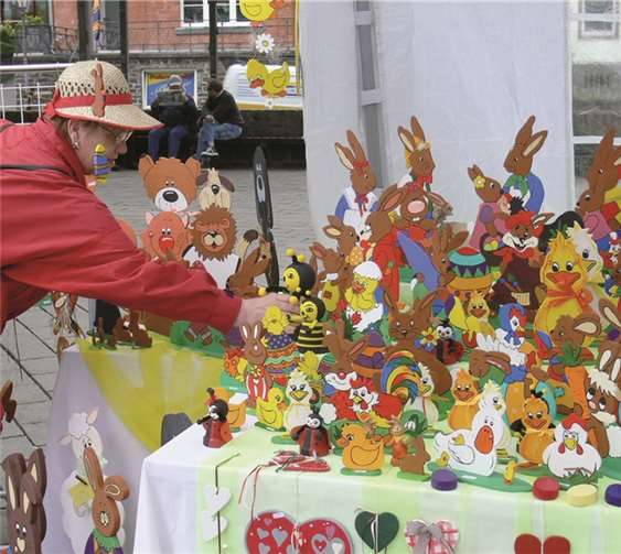 Ostern und seine Vielfalt an Accessoires waren in Cochem allgegenwärtig.