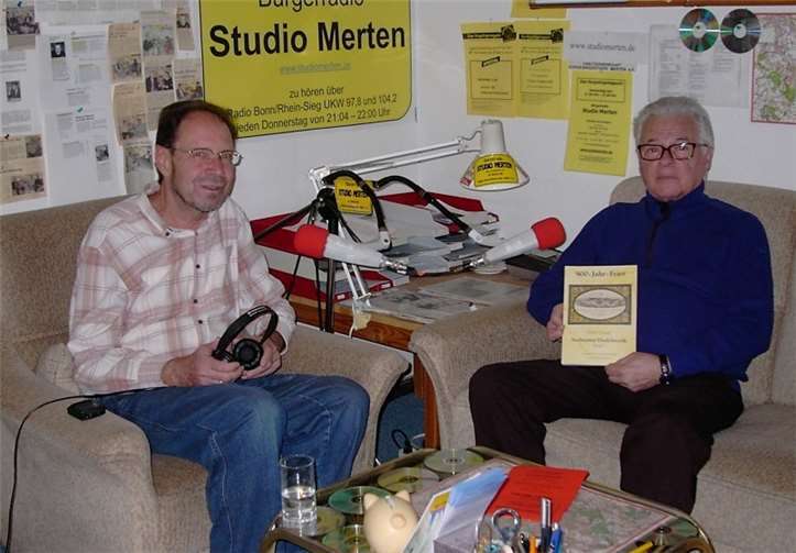 Otto Ganser mit Heimatforscher Heinz Vorzepf (rechts).privat