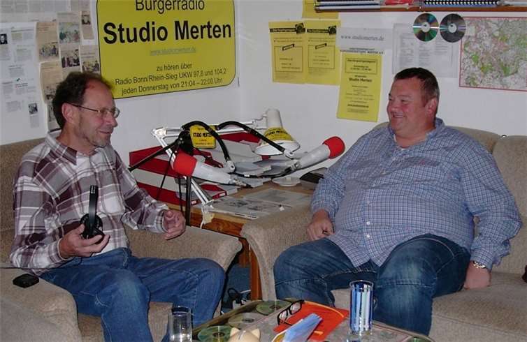 Otto Ganser (v.li.) und Ralf Lieberz. privat