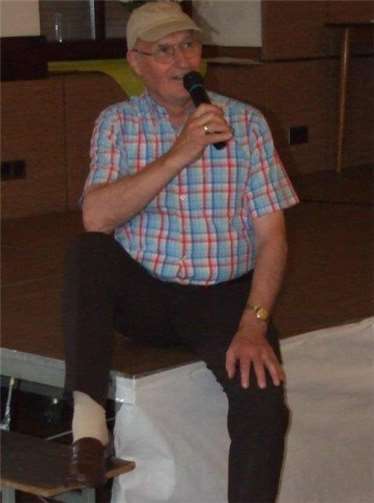 Otto Lohner begeisterte mit vielseitigen Liedvorträgen.