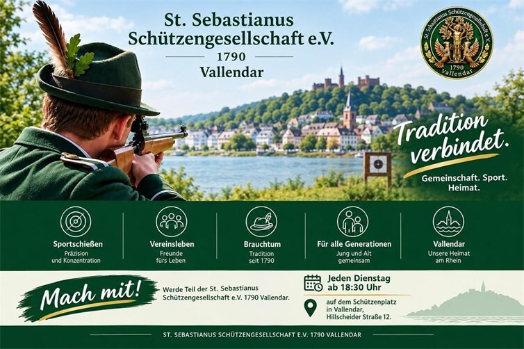 PR-Plakat der Vallendarer Schützen