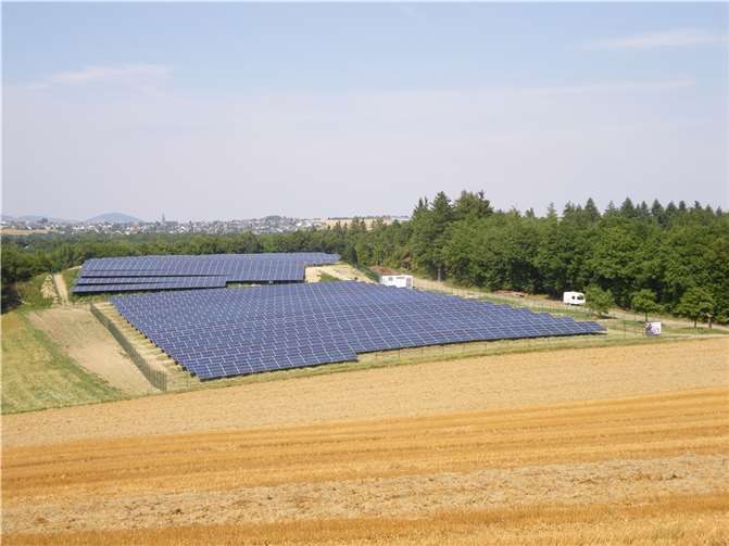 PV-Freiflächenanlage in Kaifenheim. Foto: VGK