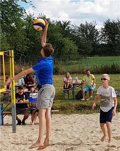 Pablo Ferdinand im Angriff.