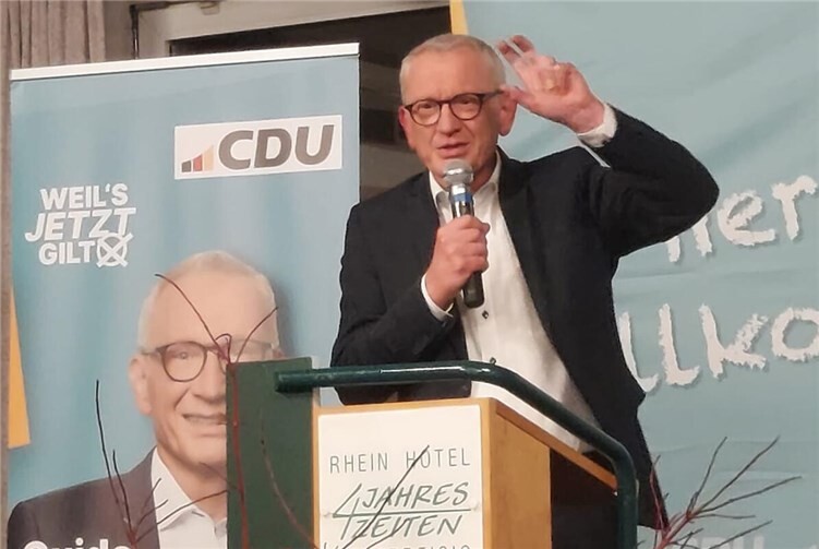 „Packen wir es an“: Der CDU-Landtagskandidat Guido Orthen fordert ein Umdenken in der aktuellen Politik. Foto: G. Orthen