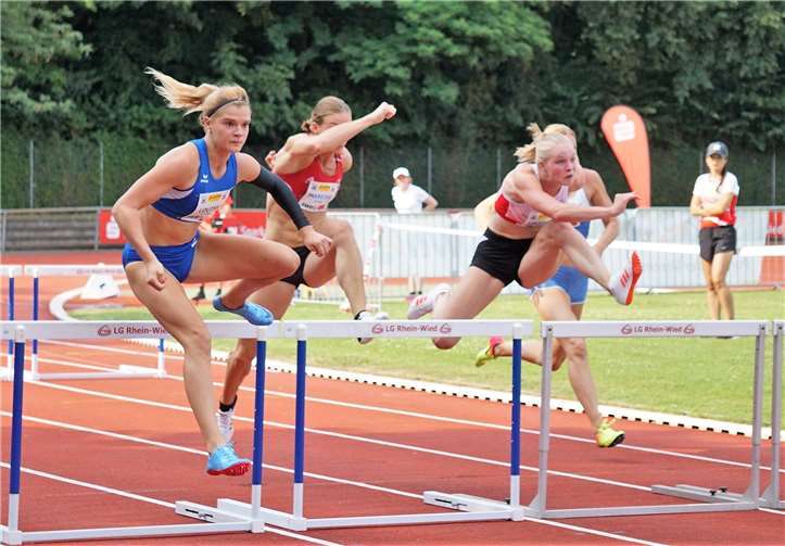 Packende Rennen boten die Frauen und Männer über die Sprintstrecken.
