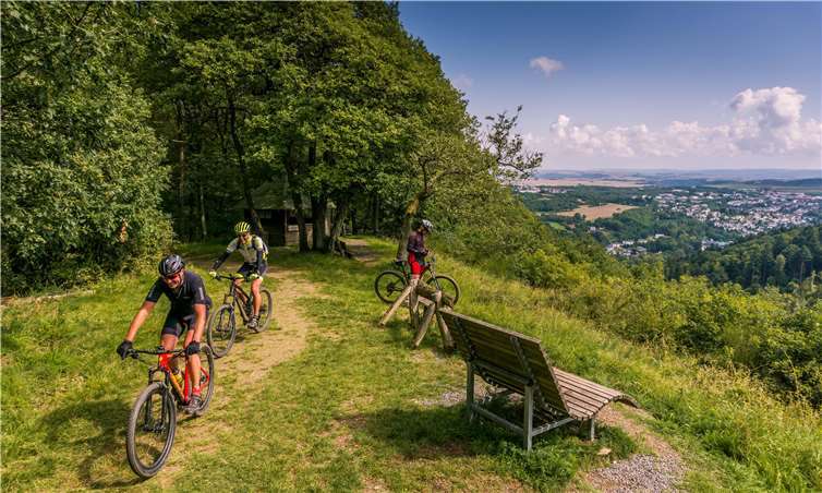 Panoramablick auf Mayen zum Ende der Vulkaneifel-CTF. Martin Schäfer, RSC Mayen