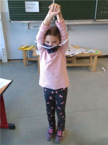 Papier durchsteigen.