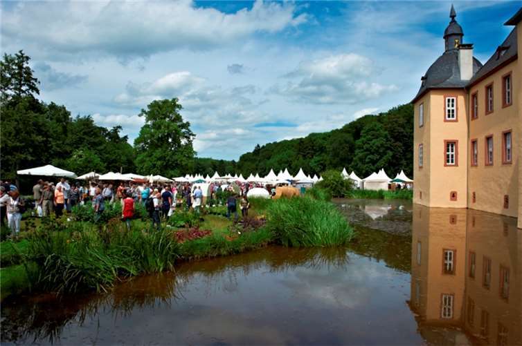 Park und Remisen des Schlosses werden für die Ausstellung geöffnet.  Foto: privat