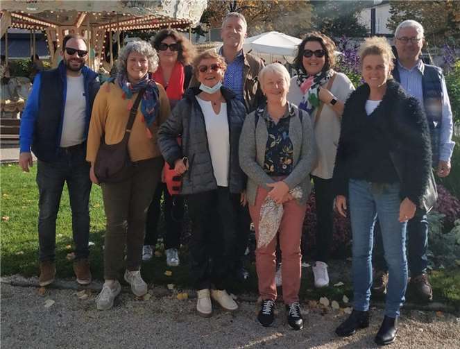 Partnerschaftstreffen: Vorstandsvertreter auf Deutschland und Frankreich trafen sich zu Zukunftsgesprächen in Dijon (F). Foto: privat