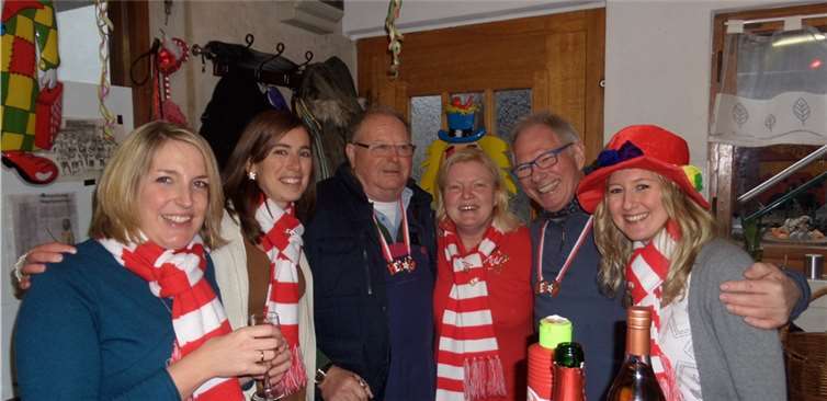 Partystimmung beim SV.