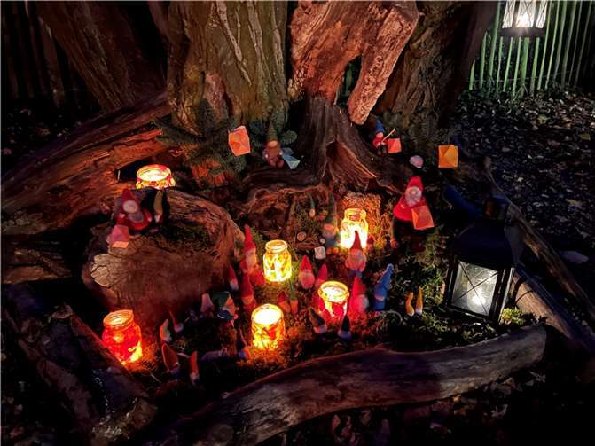 Passend zu St. Martin wurde im Waldorfkindergarten gebastelt. Foto: privat