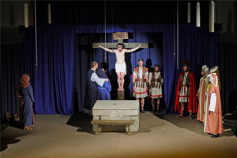 Passionsspiele in Schuld.  Foto: Werner Dreschers