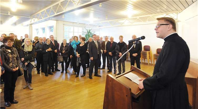 Pastor Frank Klupsch ließ noch einmal die zahlreichen Veränderungen seit der Gründung der neuen Pfarreiengemeinschaft im September 2011 Revue passieren.