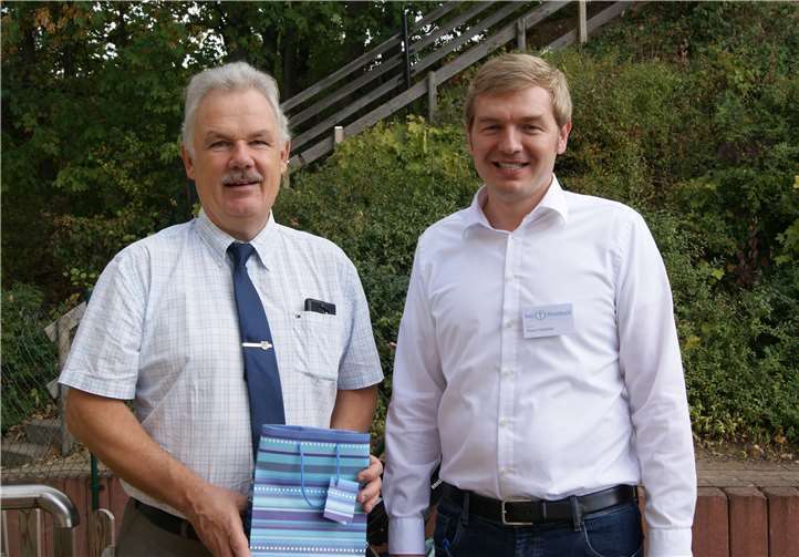 Pastor Klaus Haubold konnte Bürgermeister Stefan Raetz begrüßen. Privat