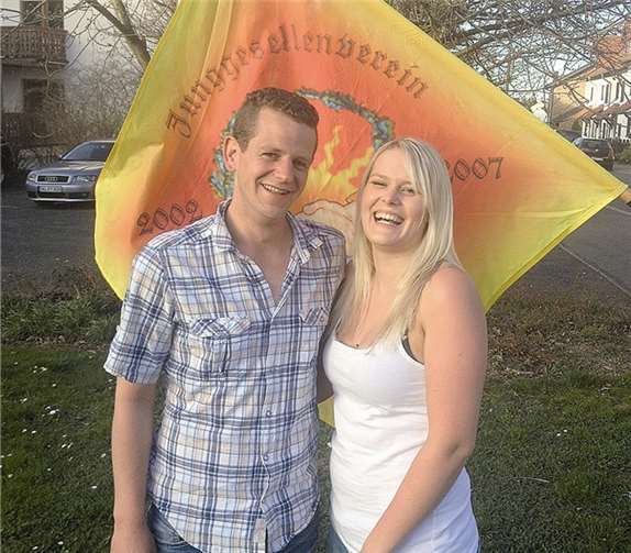 Patrick Klabuhn und Michaela Selz sind das neue Maikönigspaar.privat