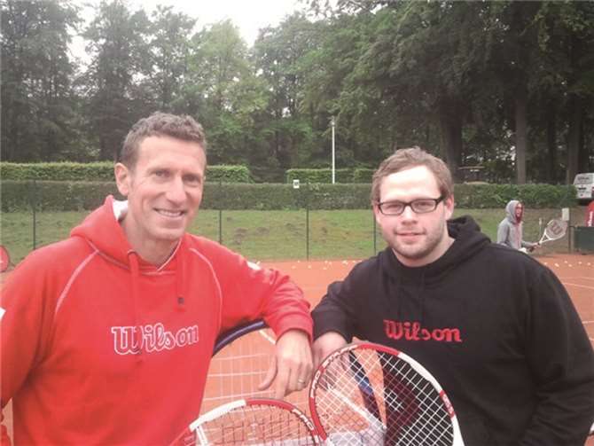 Patrik Kühnen mit Markus Euler (TC Kottenforst).privat