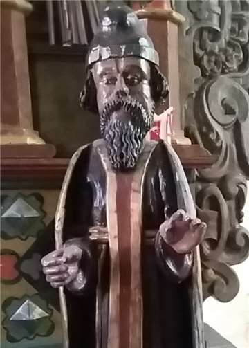 Paul strahlt wieder wie neu in der Kapelle in Oberherschbach.Foto: privat