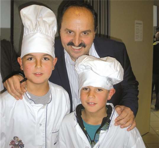 Paul und Ben trafen Johann Lafer. privat