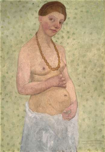 Paula Modersohn-Beckers „Selbstbildnis am 6. Hochzeitstag“. Copyright: Museen Böttcherstraße, PaulaModersohn-Becker Museum, Bremen