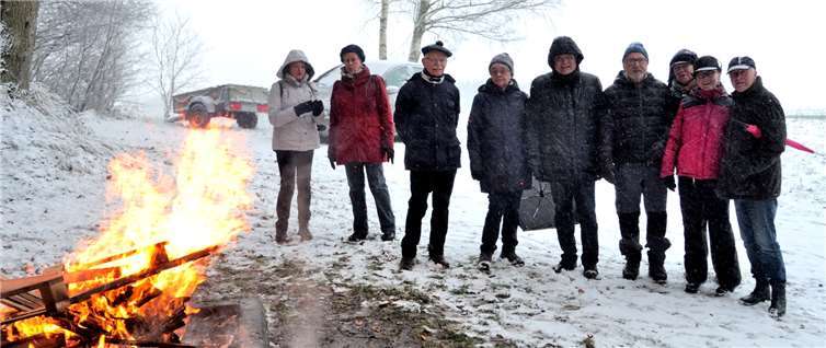 Pause mit Hochprozentigem.Privat