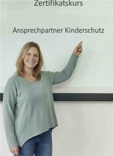 Peggy Herbst stärkt Sicherheit für Kinder im Verein. Foto: privat
