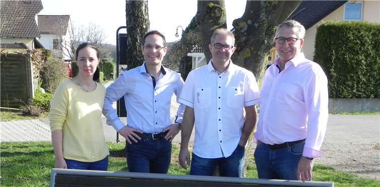 Peilen einen Einzug in den VG-Rat an: (v.l.) Ines Hümmerich, Björn Hümmerich, André Braun und Gerhard Starke; es fehlt: Michael Kern. Foto: privat