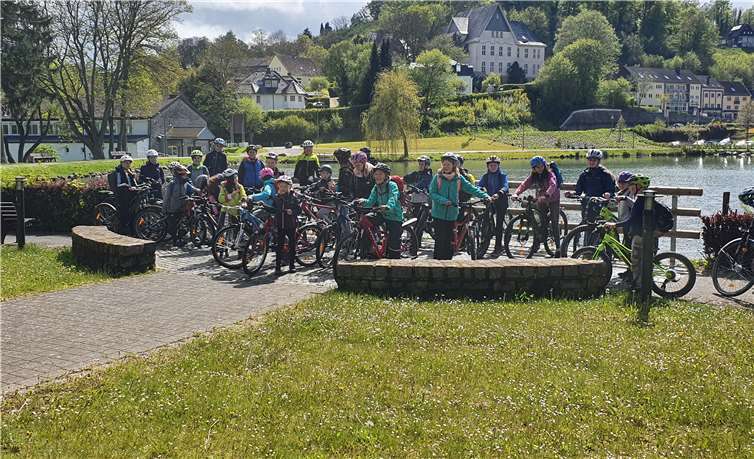 Per Fahrrad ging es durch die Eifel.Fotos: privat