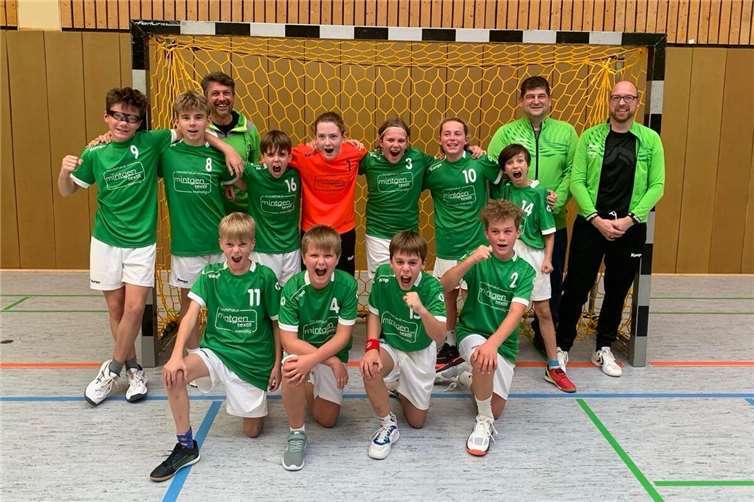 Perfekter Start in die Saison für die männliche D-Jugend. Foto: Grün Weiß Mendig