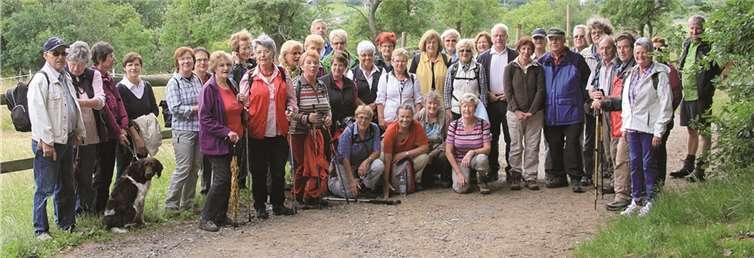 Perfektes Wanderwetter beglückte den Eifelverein Andernach. Georg Schuch