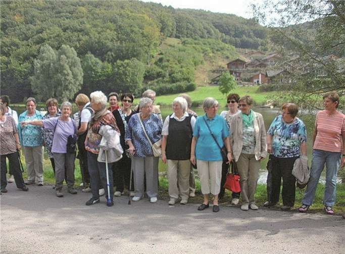 Perfektes Wetter beim Wandertag der FSH-Frauen am Riedener Stausee. privat