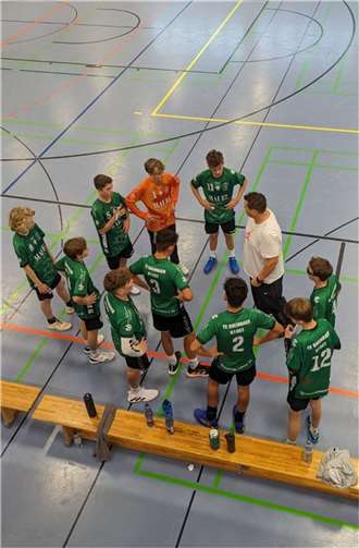 Perspektive von oben: Die Rheinbacher C-Jugend derzeit auch in der Tabelle ganz oben. Foto: I. Hoffmann