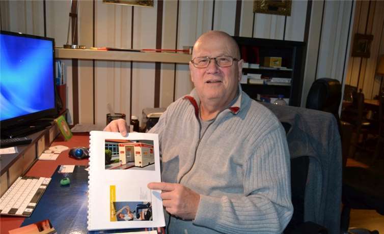 Peter Butz bei der Arbeit. Archiv