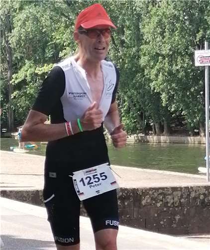 Peter Conrads (LT Puderbach) überzeugte erneut mit einer starken Leistung beim „11. Sommerlauf in Windeck“. Fünfter im Gesamteinlauf und Klassensieger M50! Nach 11 Km betrug die finishing time 45:58 Min.! Foto: Heike Blum/ Archiv LT Puderbach