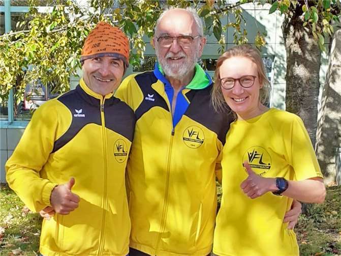 Peter Hertle, Bernd Mertgen und Franziska Schneider. Foto: privat