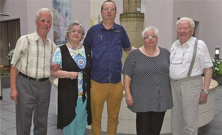 Peter Holzem, Marianne Platzen, Ingo Bechmann, Inge Kelm und Hans Simonis (v.l.).  Privat