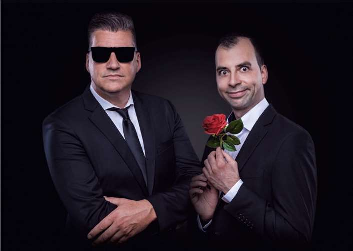 Peter Kunz und Luca Brosius sind mit der „Kunz & Brosius Comedy-Show“ auf Tour! Foto: Peter Kunz