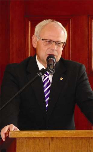 Peter Labonte würdigte in seiner Ansprache sowohl das Sammlungsergebnis als auch die Spendenbereitschaft der Bürger in der Verbandsgemeinde Mendig.