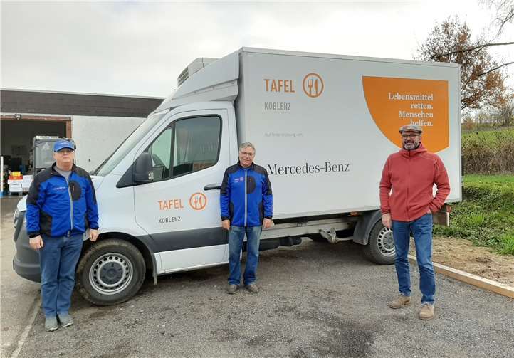 Peter Moskopp besuchte die Koblenzer Tafel.Foto: privat