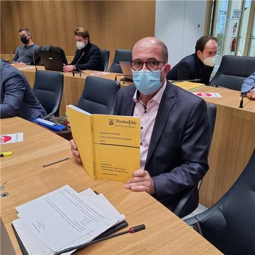 Peter Moskopp in der Ausschusssitzung zur Beratung des Haushaltes. Foto: privat