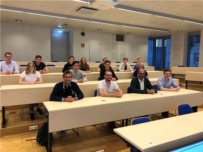 Peter Moskopp tauschte sich mit dem Ring Christlich-demokratischer Studenten aus. Foto: privat