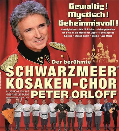 „Peter Orloff & Schwarzmeer Kosaken-Chor“ kommen am Samstag, 3. Januar 2015 in die St. Nikolaus-Kirche in Kottenheim. Manfred Esser