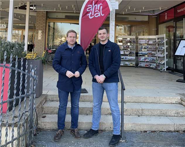 Peter Ropertz und Julius Knieps.  Foto: Julius Knieps