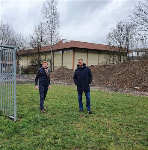 Peter Ropertz und Robert Schwertel-Stahl.Foto: privat