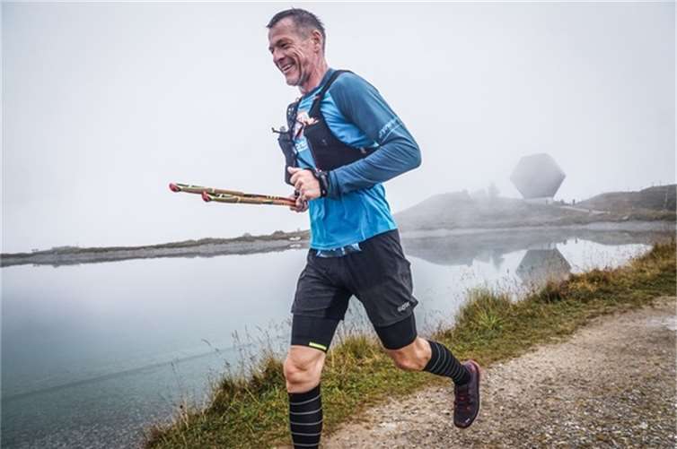 Peter Schweda startete beim Mayrhofen Ultras in Österreich.Fotos: privat
